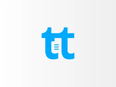 Letter TT with Paper Logo Design brand identity branding brandmark copywriting logo design icon letter tt logo logo design logo designer logomark note logo notepad logo paper logo tt tt logo tt notepad tt paper