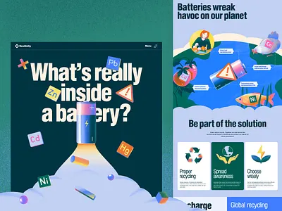 EcoUnity: Educational Website Concept b2b branding design design studio educational graphic design illustration interface landing page ui user experience ux visual identity web web design website design website development