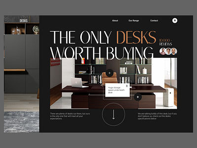 Luxury Desks Website concept design ecommerce graphic design ui website