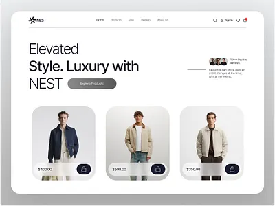 Fashion Brand Website Design case study clothing clothing brand design ecommerce fashion fashion website home page landing page luxury modern style ui uiux ux web design