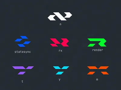 Logos for web tools suite brand css html internet javascript letter logo logos m monogram r s software suite t tools web y