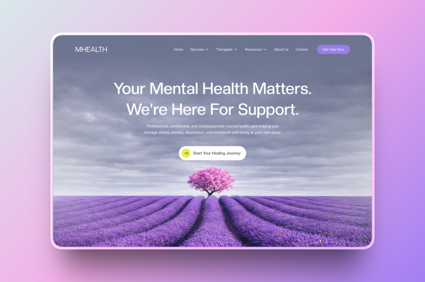 Example of Modern Website Design Service