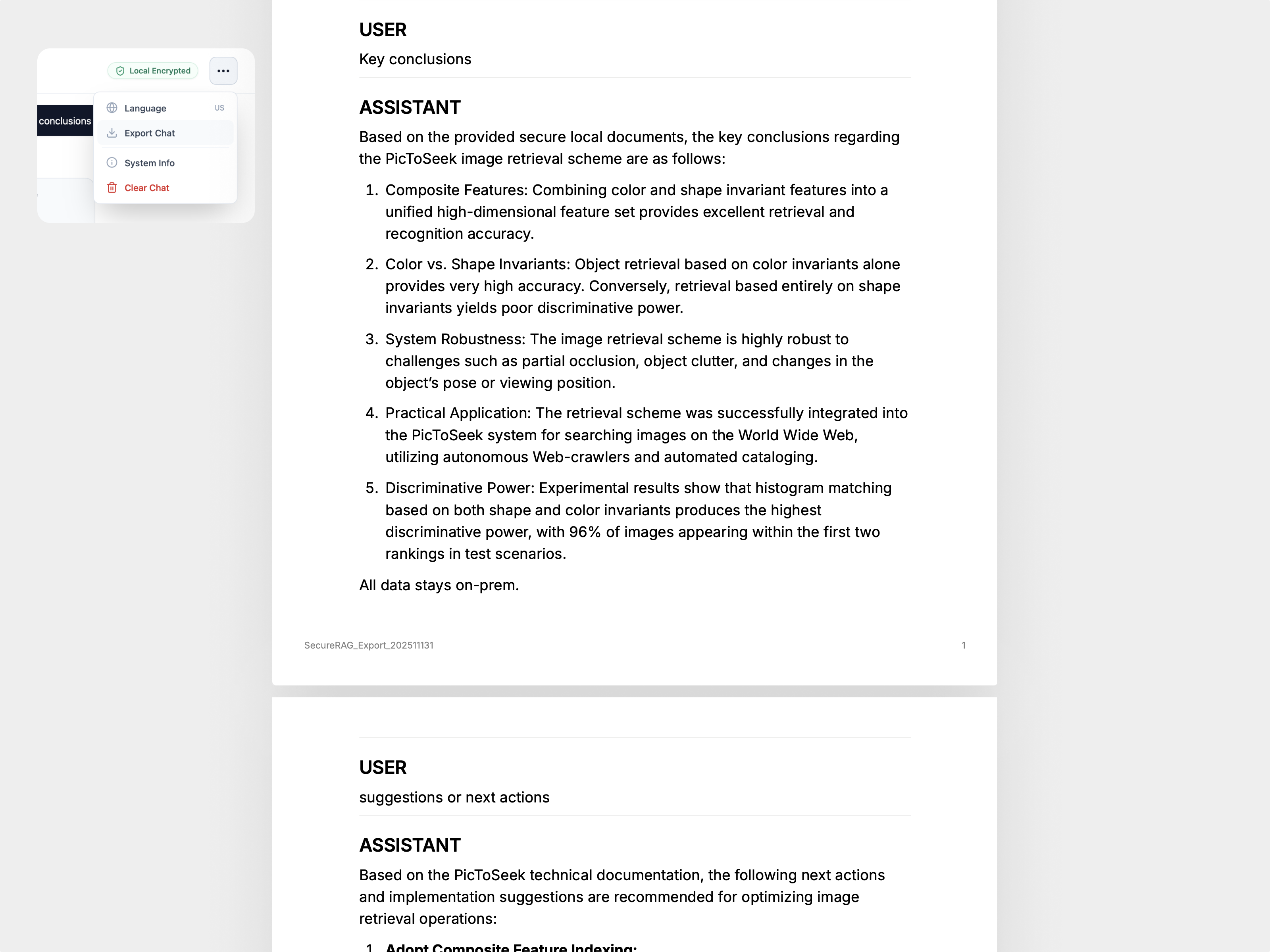 Example of Secure Rag — On Prem Ai Document Q&A Demo