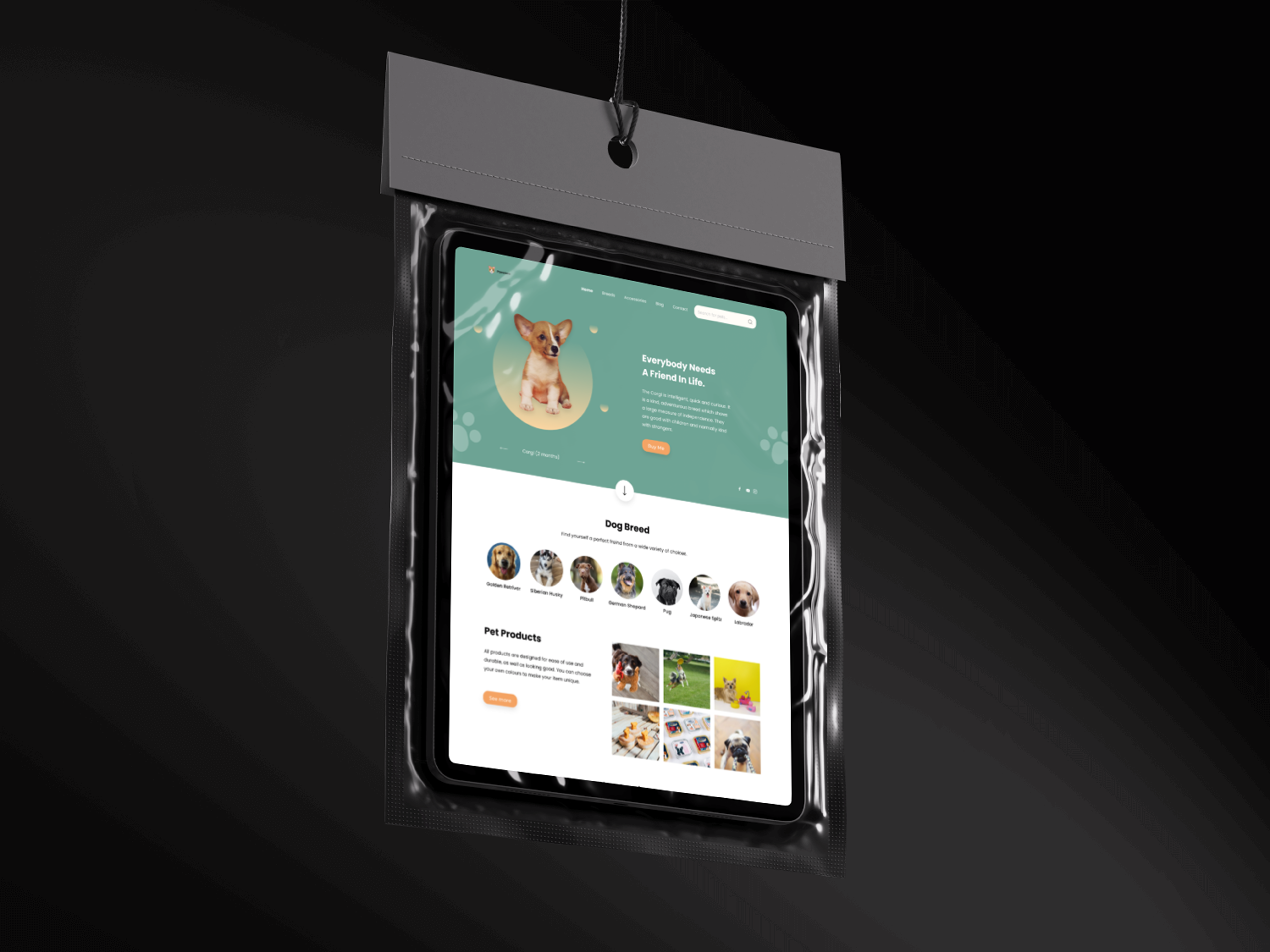 Elite Pet Care Landing Page UI — High-End Dog Adoption Platform animalcare branding cleanui dogwebsite ecommerceui figmadesign landingpagedesign luxuryui minimaldesign modernweb petadoption petstore petui petwebsite productdesign uidesign uiuxdesigner uxdesign webdesign