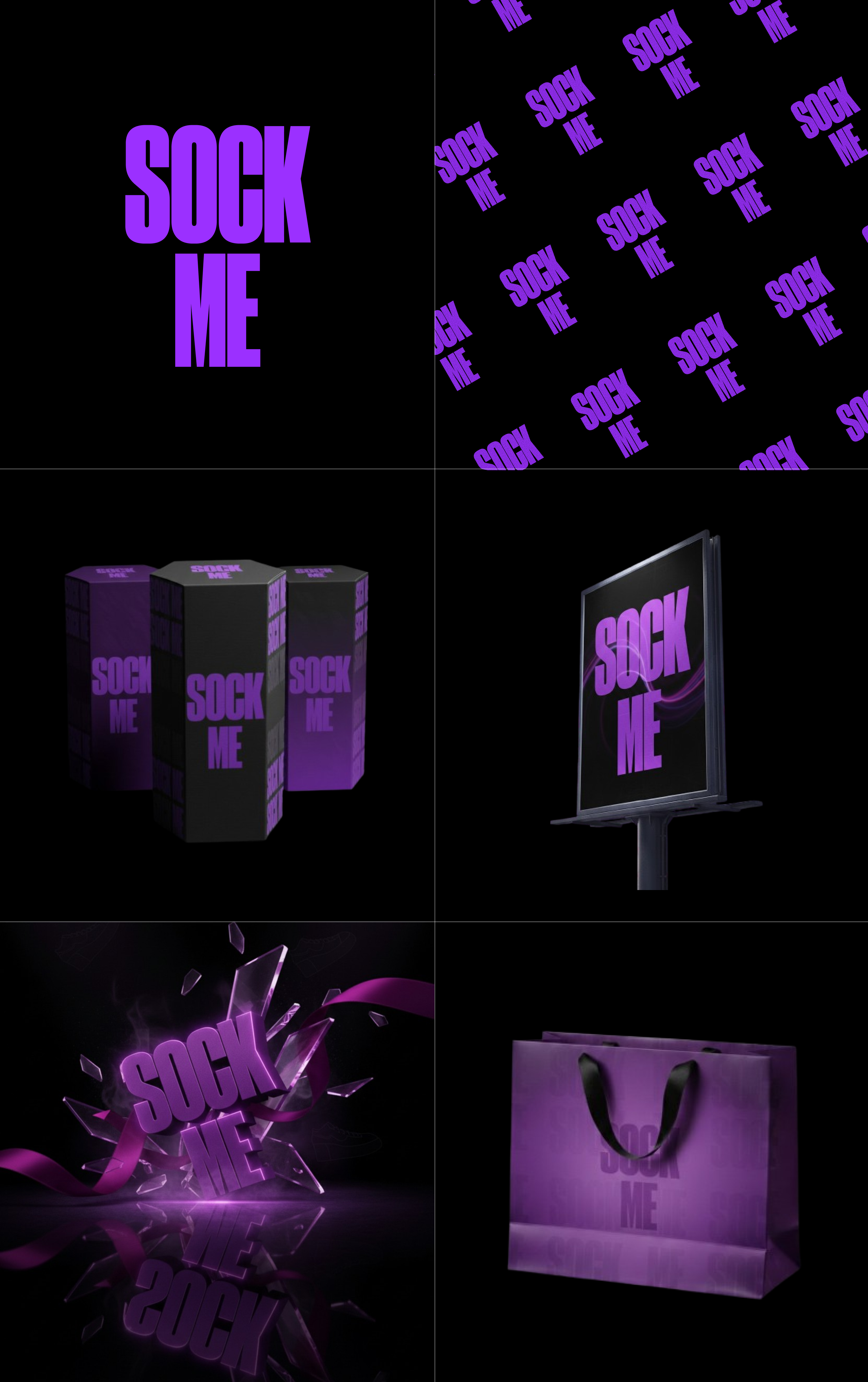 SockMe — Bold Brand Identity bold design brand identity branding fashion branding graphic design logo modern design package design ui ux