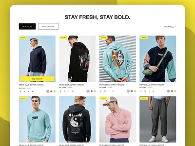 E-commerce Website Design | Product Listing section UI 3d animation branding graphic design listing page ui logo motion graphics product lisitng page product listing section ui product page product section design product ui design ui ui design