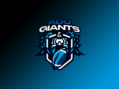 ADU Giants - Mascot Logo Design branding design graphic design illustration logo logo design
