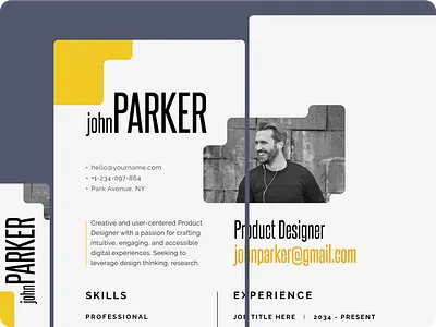Minimalistic Resume branding clean cover letter cv design cv template design gradient job minimal modern resume ui