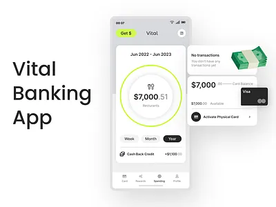 Budget App Design app design budget app clean ui colorful ui expense tracker finance app financial dashboard fintech minimal mobile app mobile ui modern money management personal finance product design ui ui ux