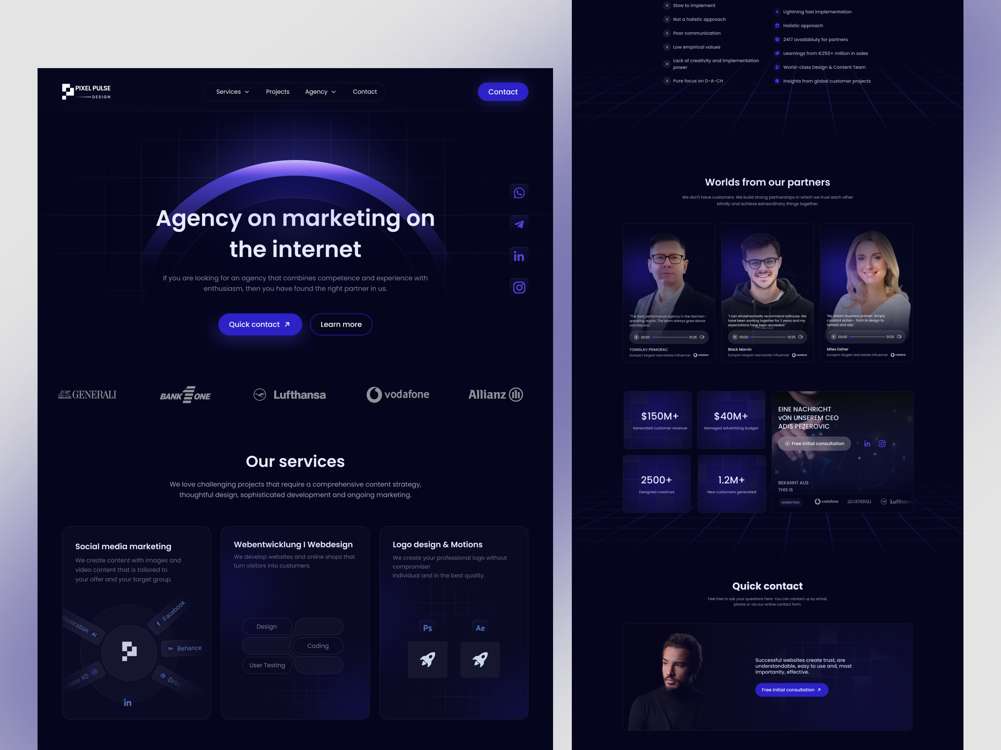 Agency Website agency design agency landing page agency web agency website bis business website clean website creative agency digital agency landing page modern portfolio website ui website website ui website ux