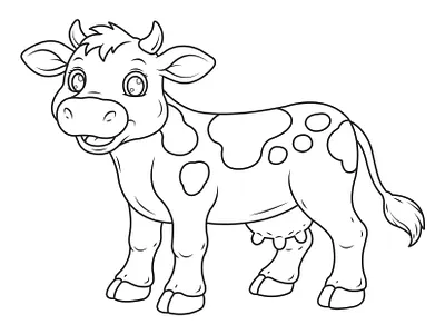 🔖Vaca animal cow design dibujo drawing farm granja illustration ilustracion imprimible tracitos vaca