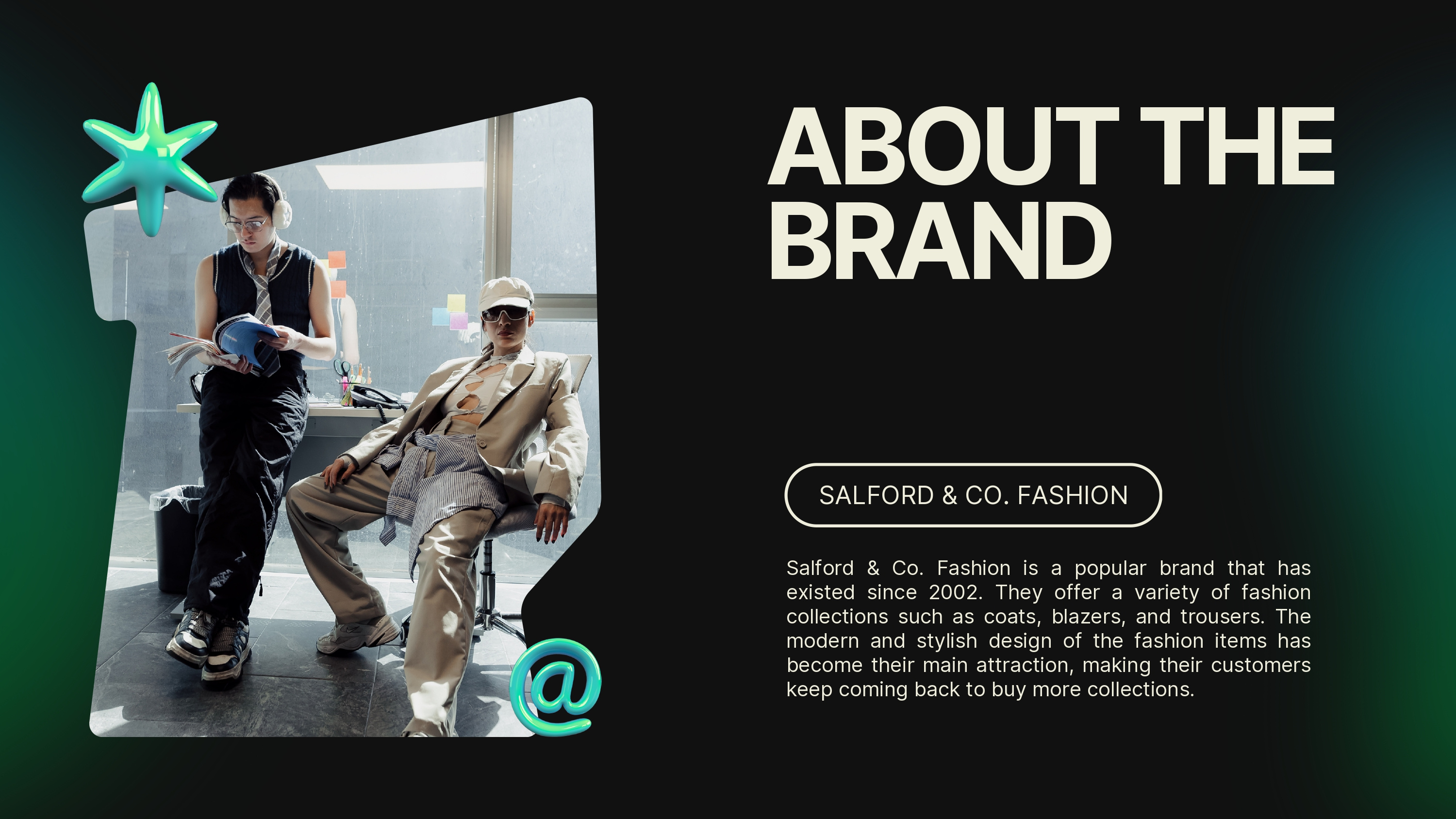 Green Black Modern 3D Social Media Report Presentation design graphic design media report presentation persentation social media design