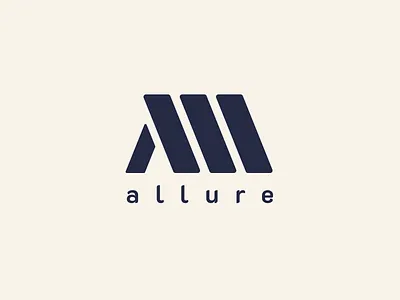 Modern Tech Logo - Allure a logo clean logo desktop logo figma gorgeous logo graphic design logo logo design minimal logo minimalist logo mobile logo modern logo off white logo simple logo web design