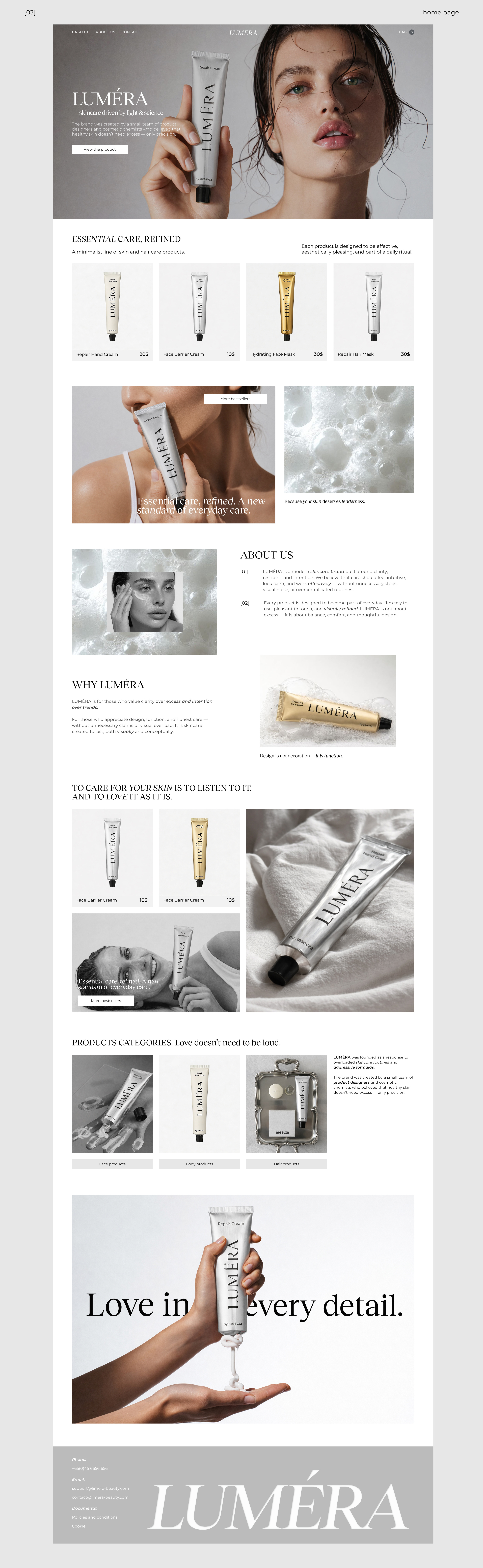e-com beauty web-site figma ui веб дизайн дизайн