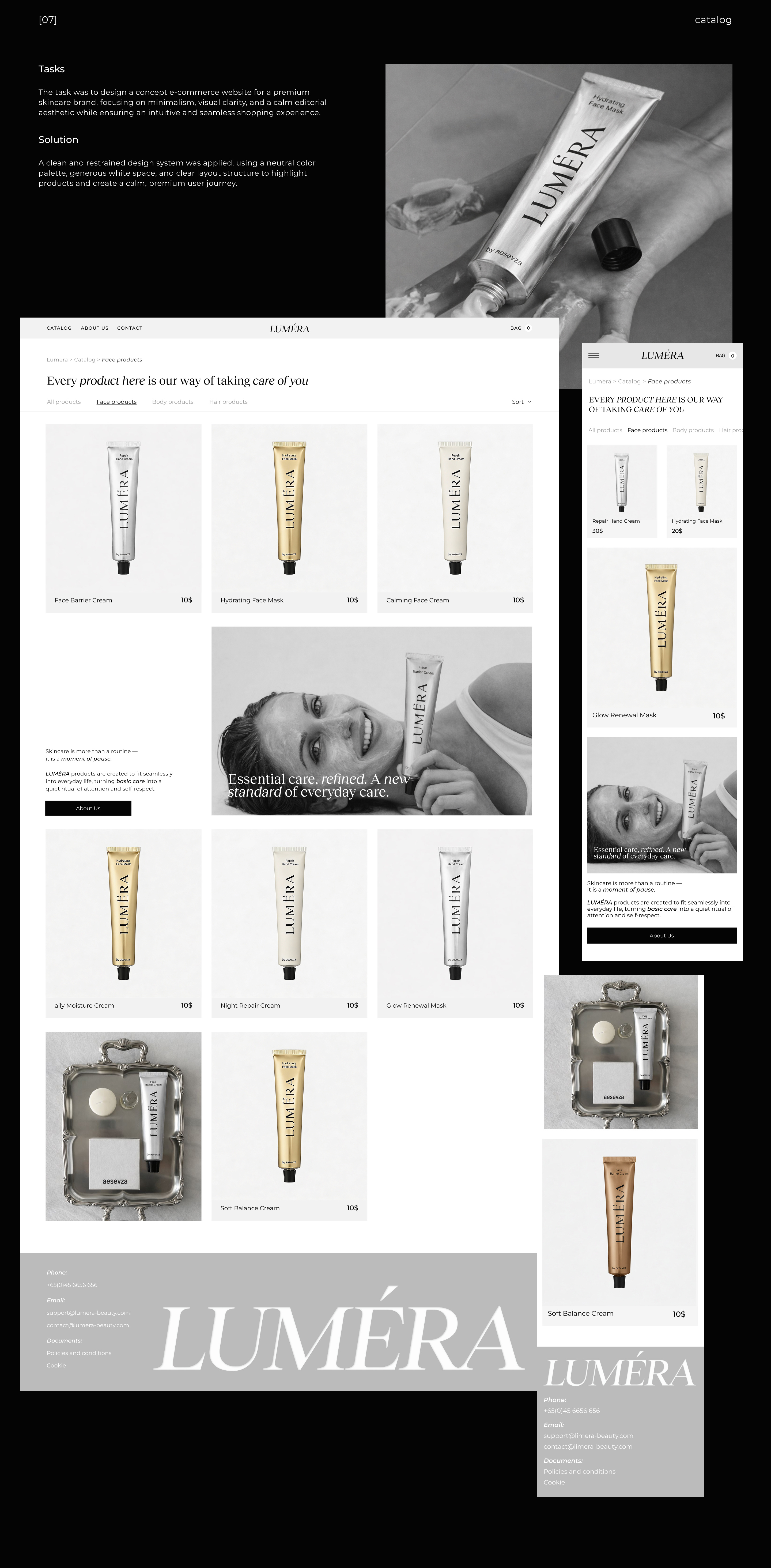 e-com beauty web-site design figma typography ui веб дизайн дизайн