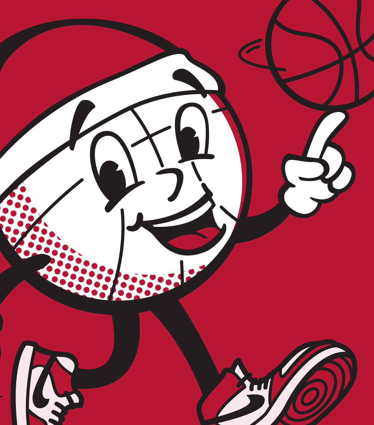 Sacred Heart Christmas Basketball Tournament T Shirt basketball graphic design ill illustration logo retro sneakers squirrel vector yeti