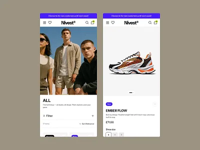 Product grid on Framer eCommerce template branding cleanui conversion design ecommerce framer homepage illustration interface landingpage logo minimalist modern responsive saas shopify template ui ux webdesign