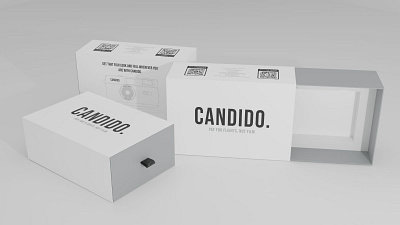 3D Mockup 3d branding camera box cbd box design graphic design high end box illustration logo mockup packaging product packaging rigid box typography vector