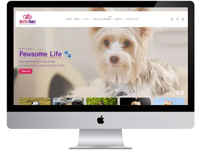 BestyPaws – Pet Supplies Dropshipping Store branding design dropshipping store ecommerce store graphic design logo shopify shopify store website design website development