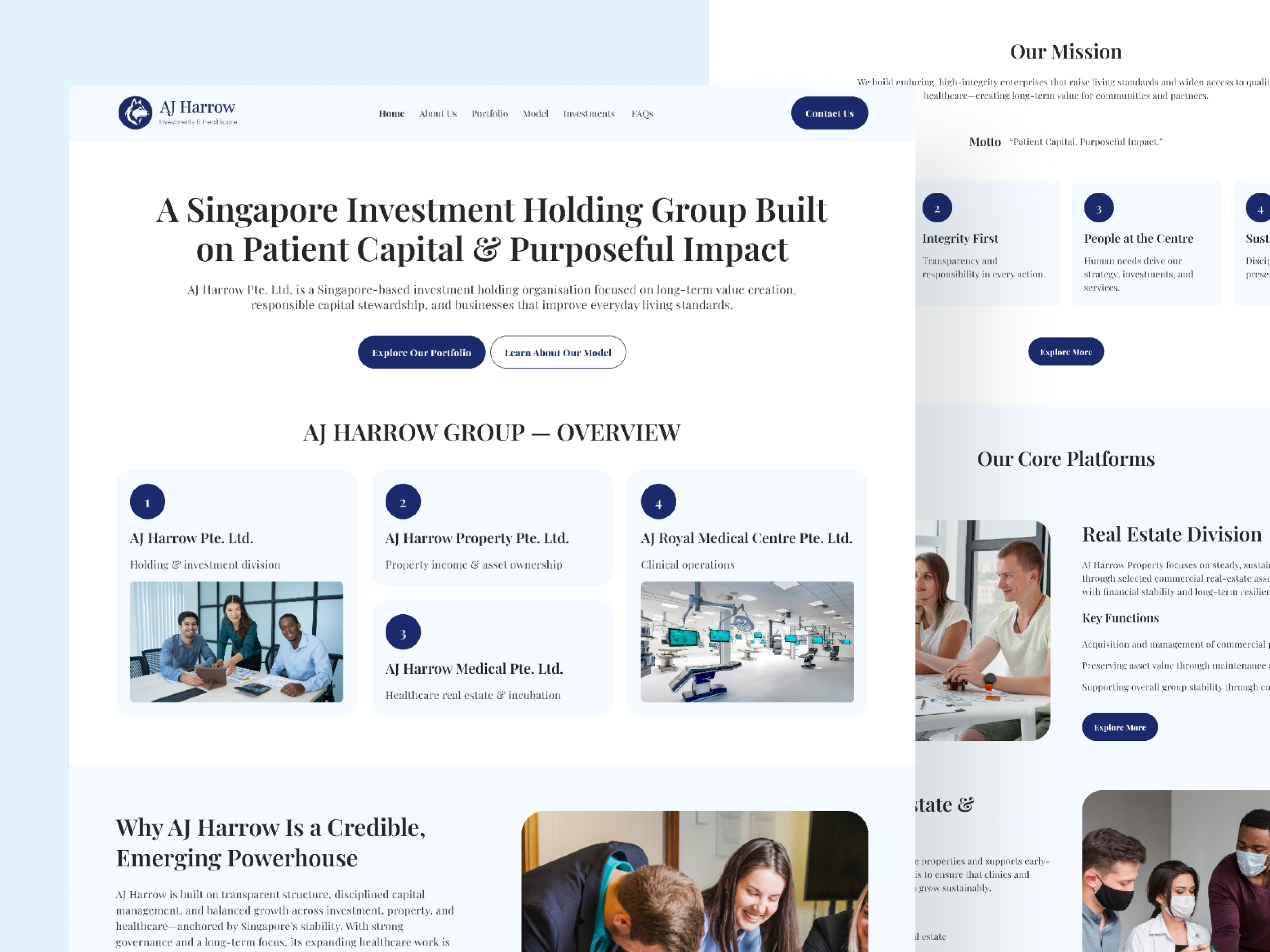 Example of Premium Website UI/UX Designs