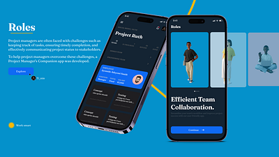 Roles - Project Management App app design features illustration mobile new pm projectmanagement ui ux