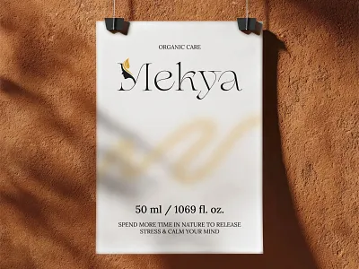 Mekya - Skincare logo & Branding brand identity branding cosmetic dr logo design minimal logo oil skincare skincare logo