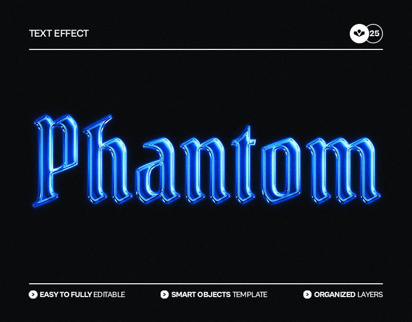 Gothic Chrome Text Effect chrome design effect gothic graphic design photoshop solasome text