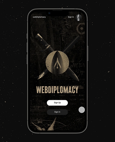 Dip Mobile Concept diplomacy game design illustration product design responsive user experience user interface visual design