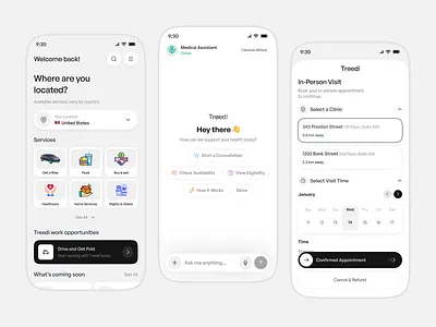 Medical Consultation App app design appointment booking doctor appointment app doctor booking app health care interface ios app medical app medical booking app medical care medical consultation mobile mobile app online consultation app online healthcare startup telemedicine app ui ux
