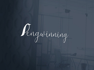 pengwinning branding graphic design graphics illustrator logo minimaslist logo typogrphy