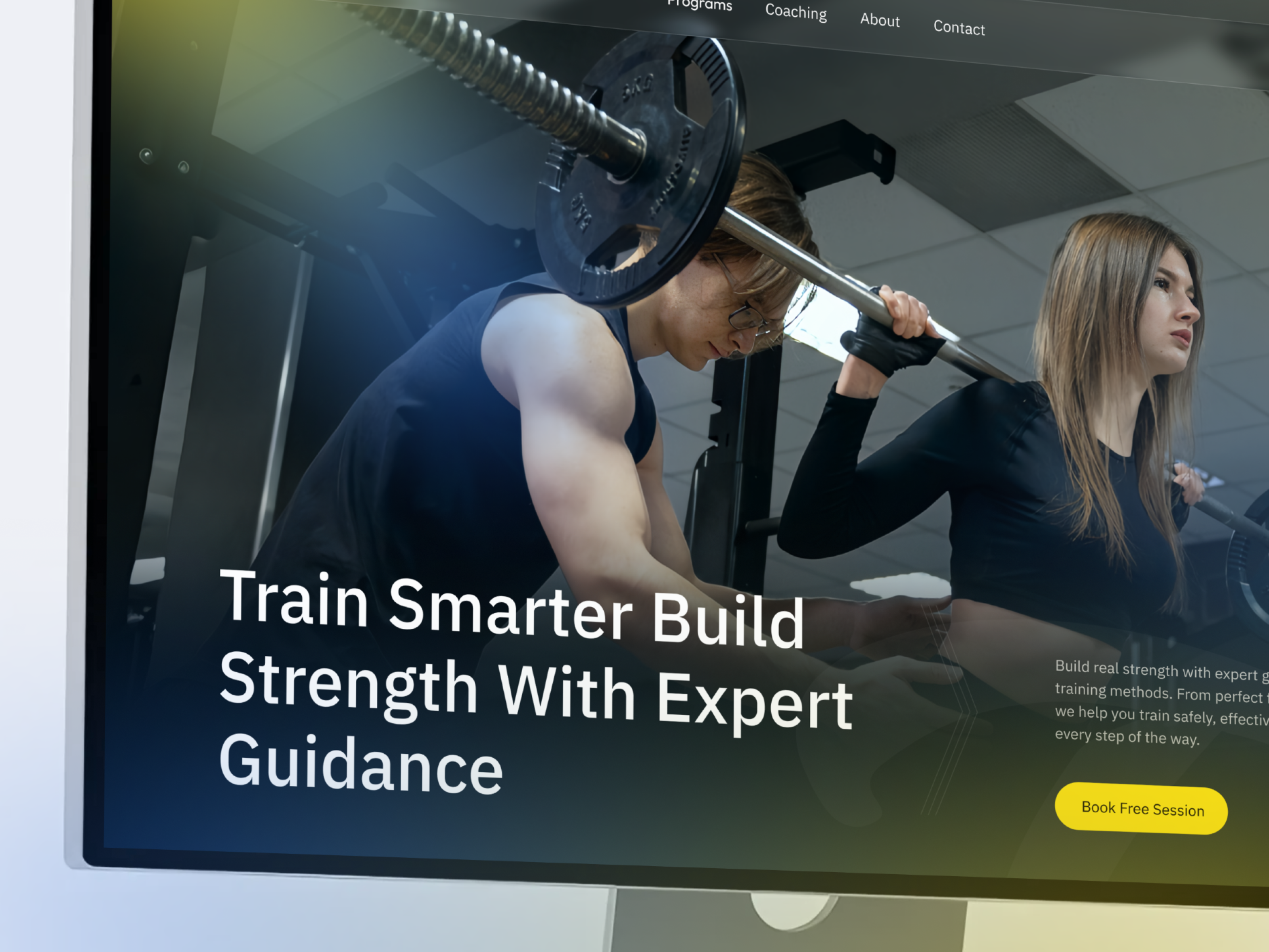 Fitness Training Website Design coaching website fitness branding fitness ui fitness website gym landing page gym website health fitness landing page lifestyle design marketing website personal trainer sports website training website ui ux design web design web designer web ui design website wellness website workout design