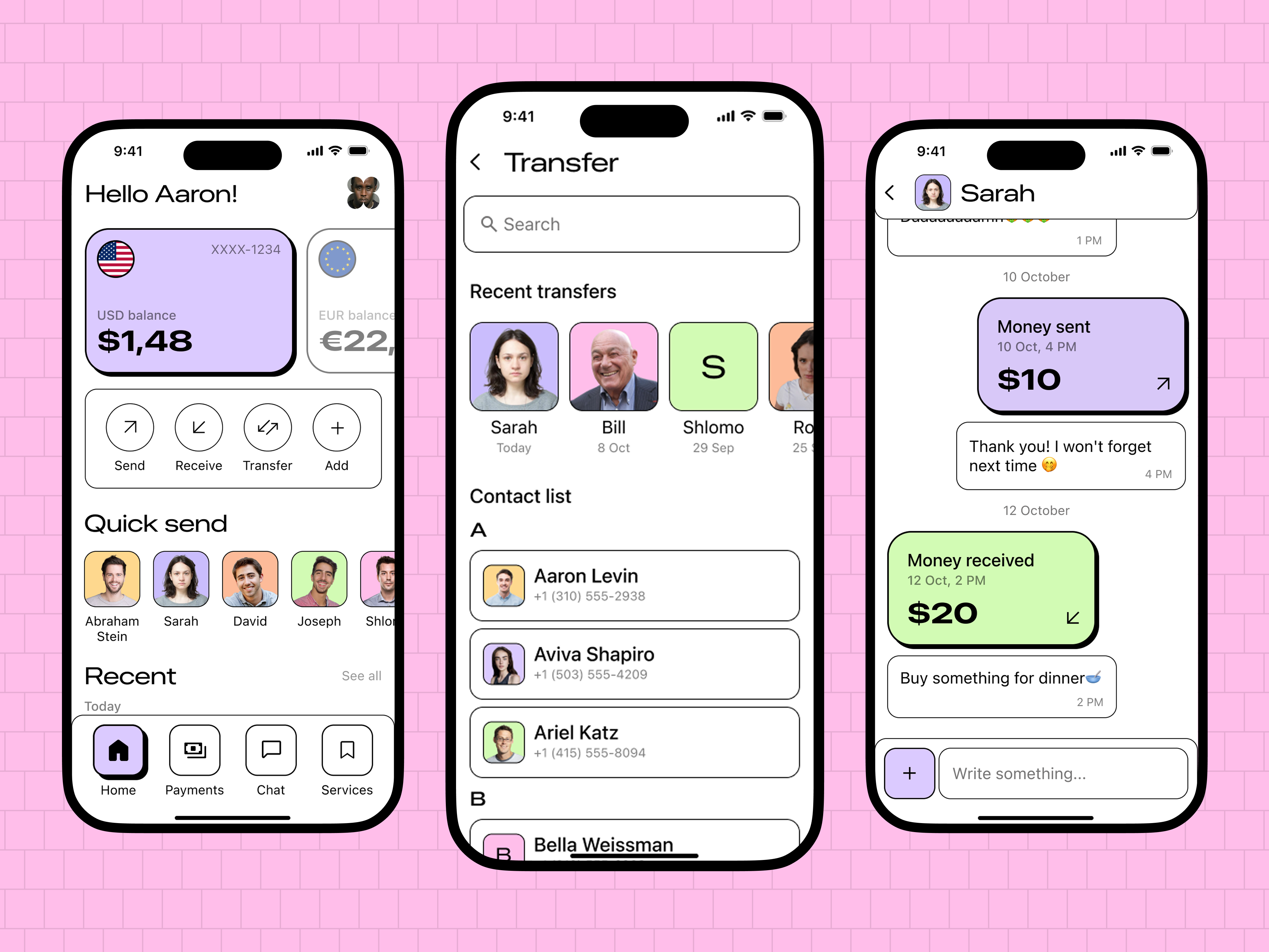 Neobank Mobile iOS App Design by Purrweb UI/UX Agency on Dribbble