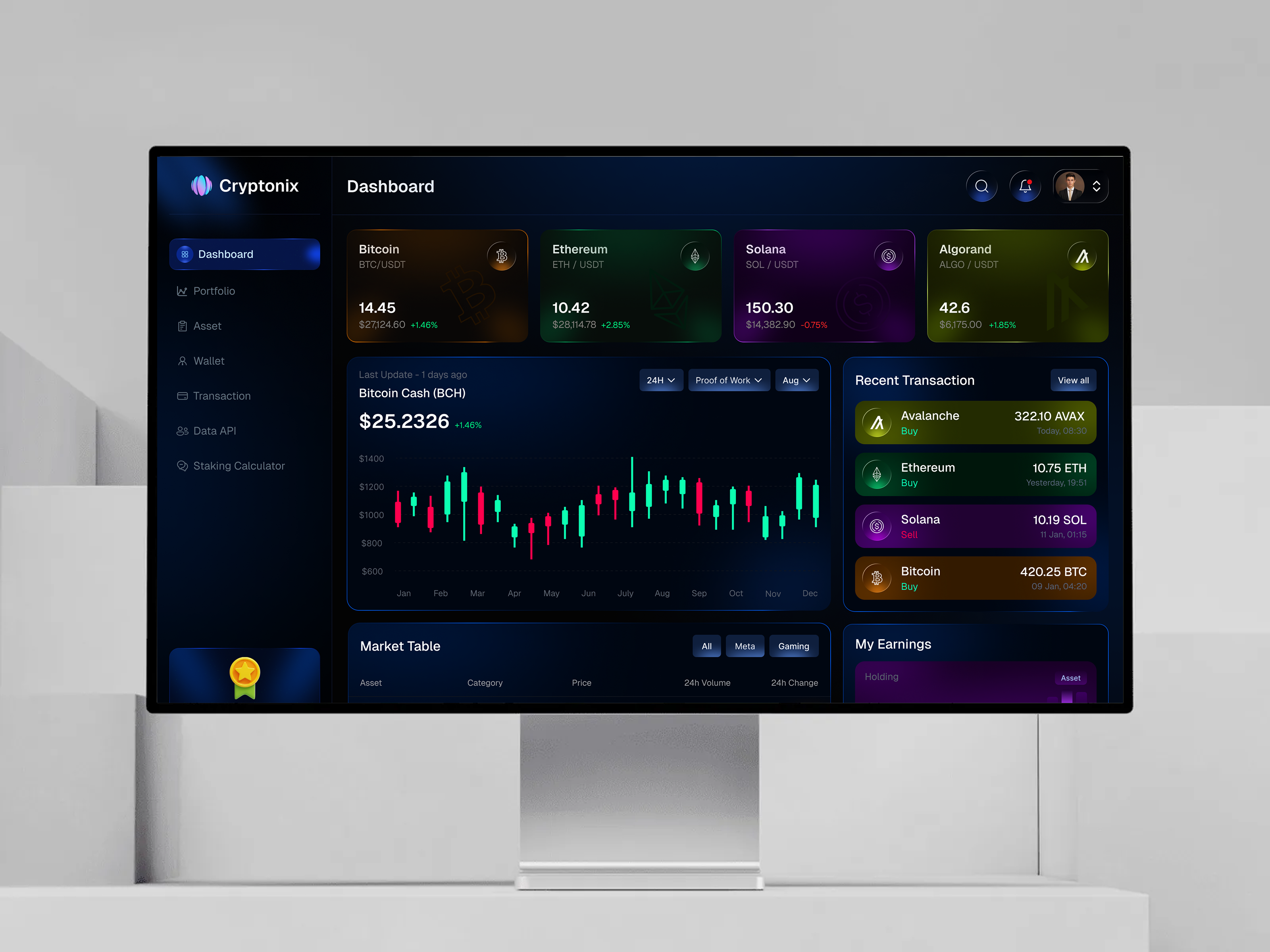 Example of Modern & Creative Mobile App UI Design