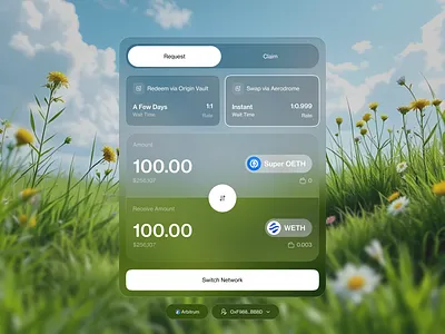 Crypto Claim UI — Modern Web3 Flow blockchain ux clean ui crypto claim ui crypto redemption crypto voucher design digital asset flow product redemption page ui voucher ux wallet connect ui web3