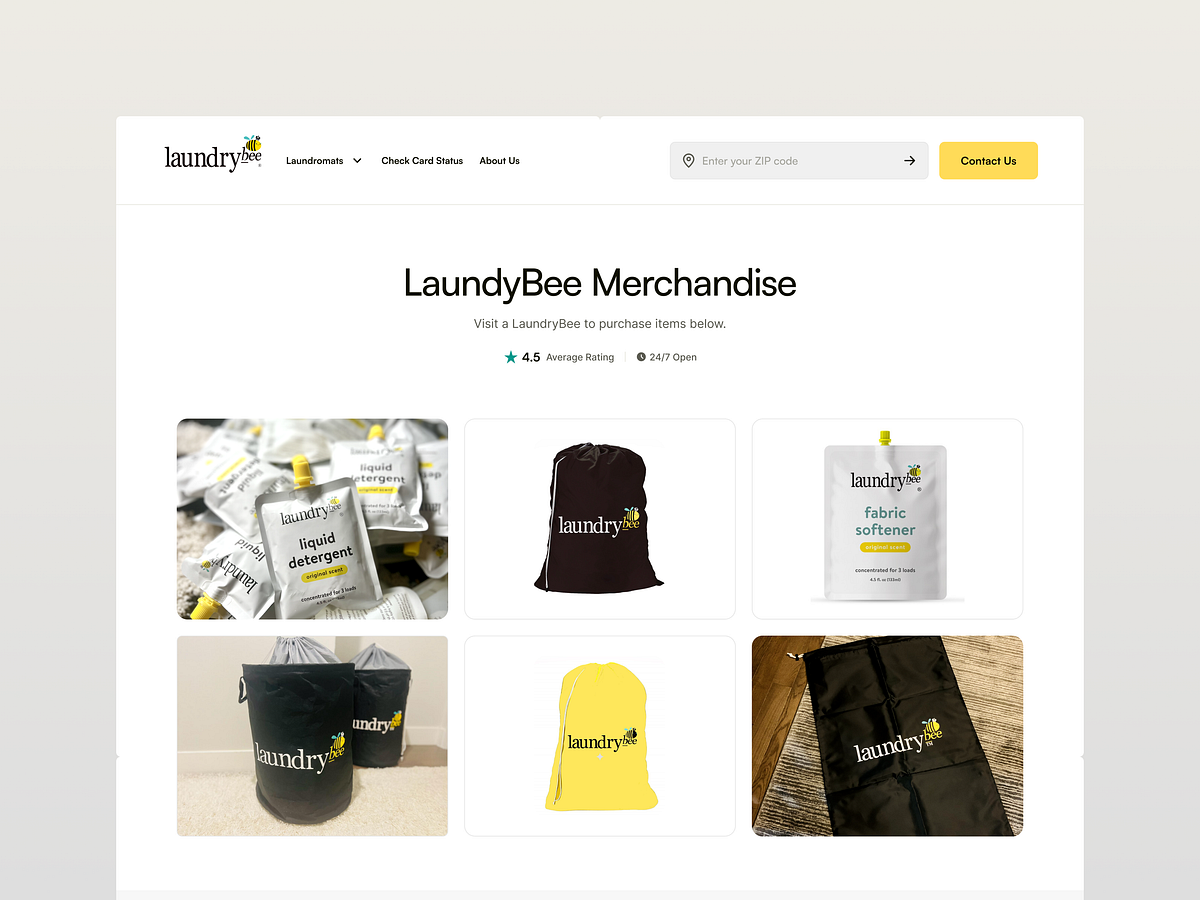 Laundry Bee Full Experience – Web Redesign 🎥🚀 Image 1