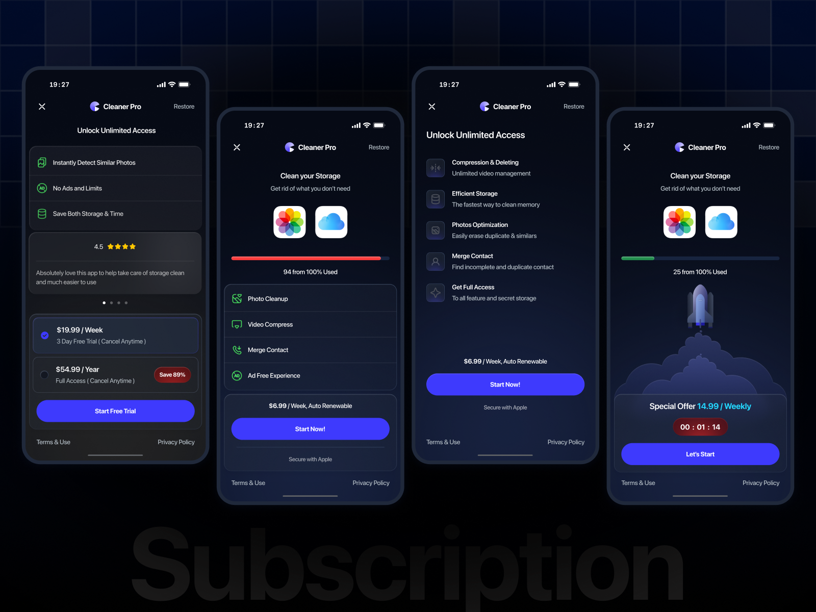 Example of Monthly Dedicated UI/UX Designer