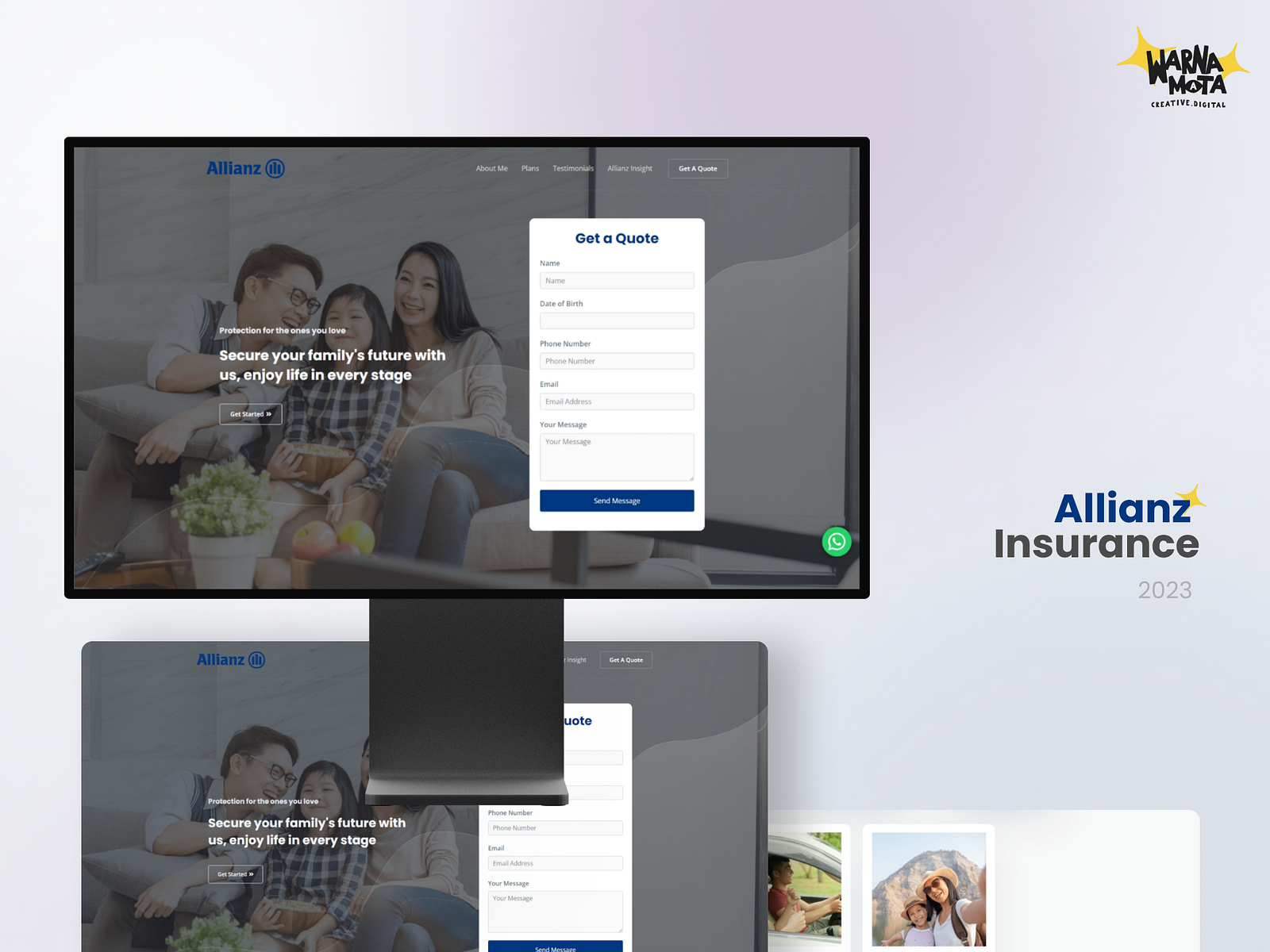 Insurance Agent Landing Page By Warna Mata Creative Digital On Dribbble how-to-check-the-applications-or-services-using-your-network-youtube