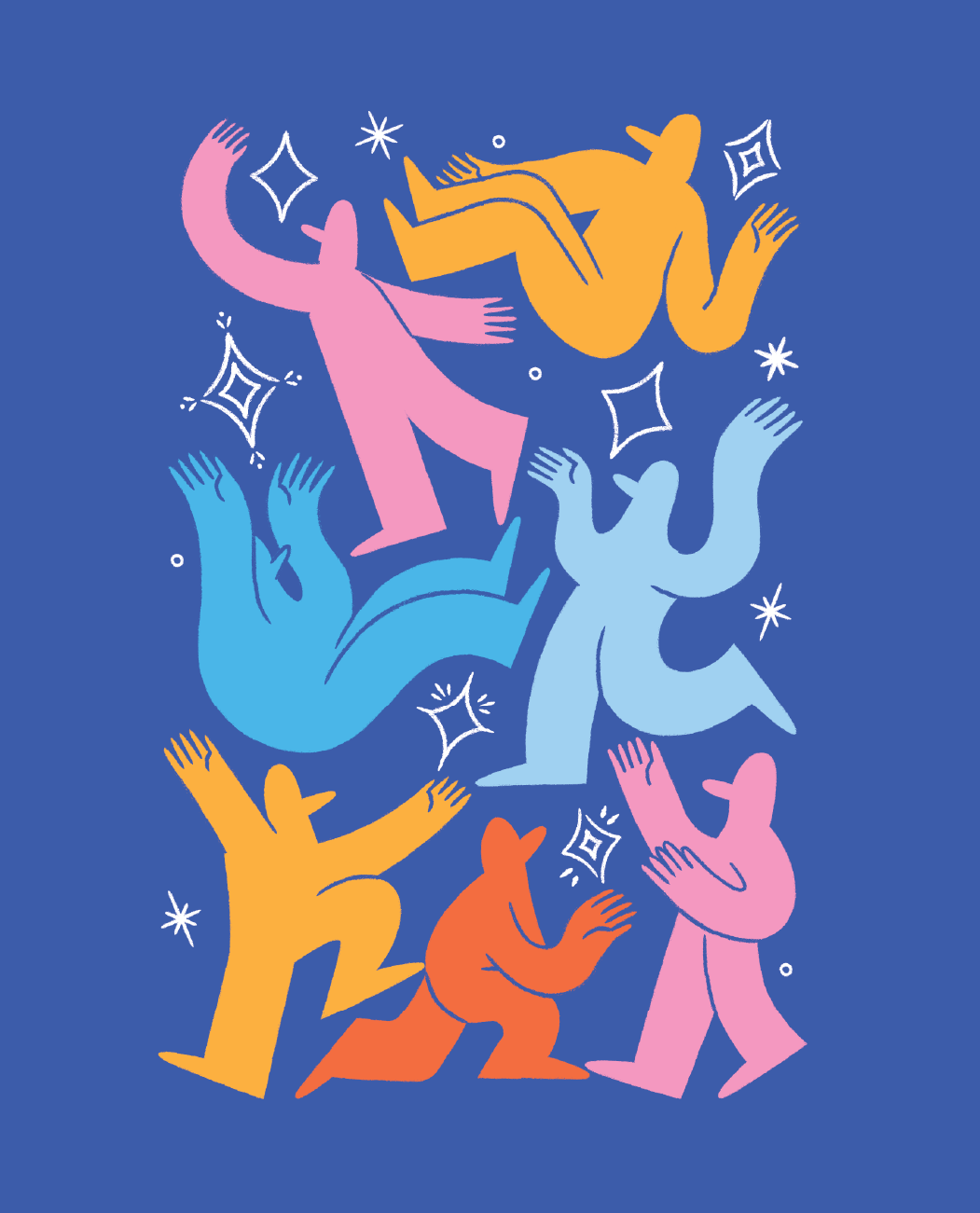 Holiday card design frolick holidays stars winter