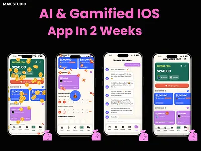 Gamified & AI iOS App in 2 weeks. Design to Development. ai animation ios ios development mobile mobile app mobile design mobile development ui