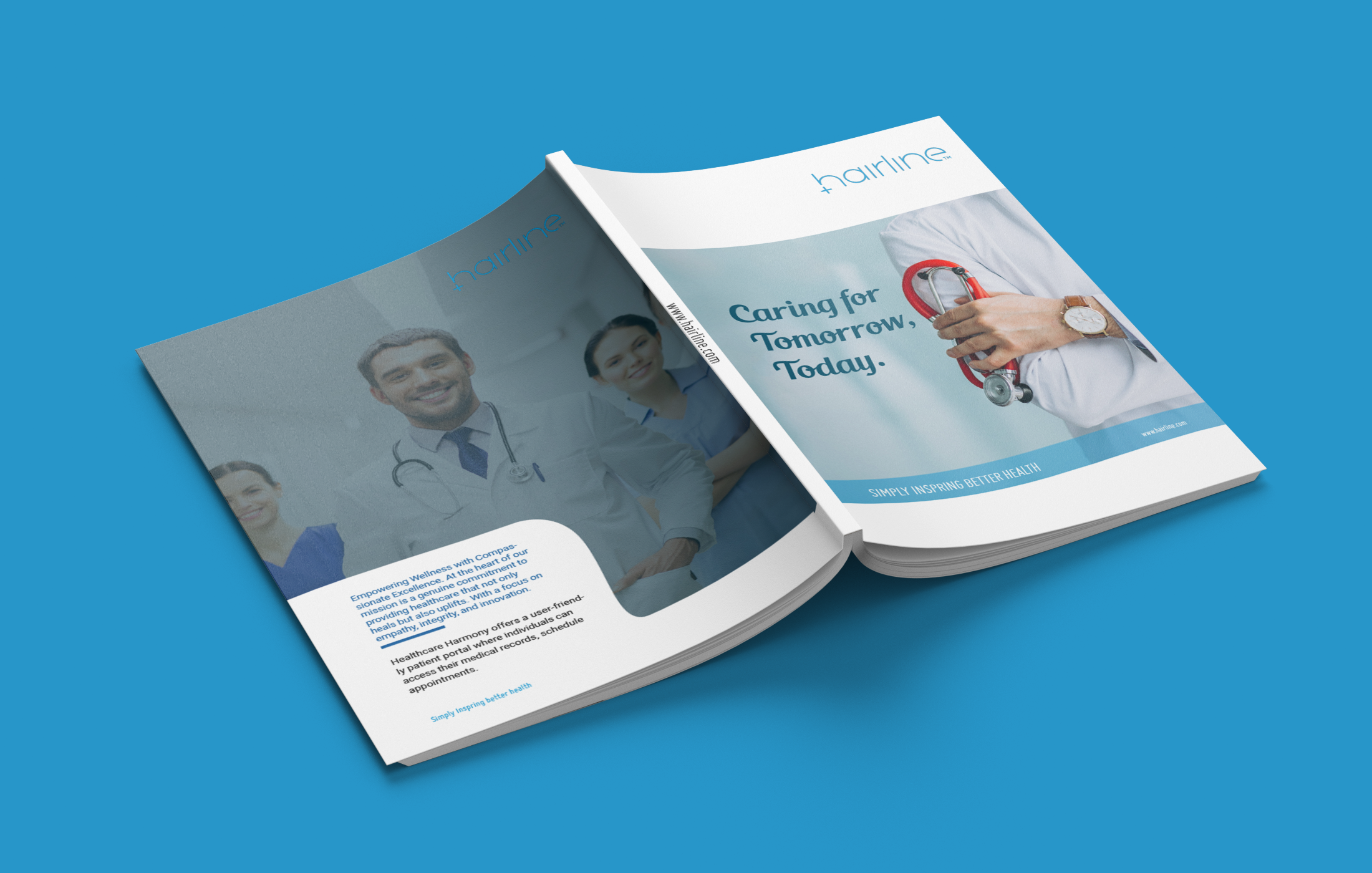 Hairline – Product Catalog Design | Caring for Tomorrow Today beautycatalog branding brandingdesign catalogdesign design dribbbledesign graphic design haircarebrand illustration logo moderndesign printdesign productcatalog vector wellnessdesign