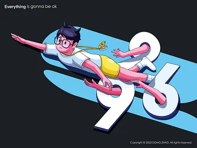 Flee character festival illustration poster ui