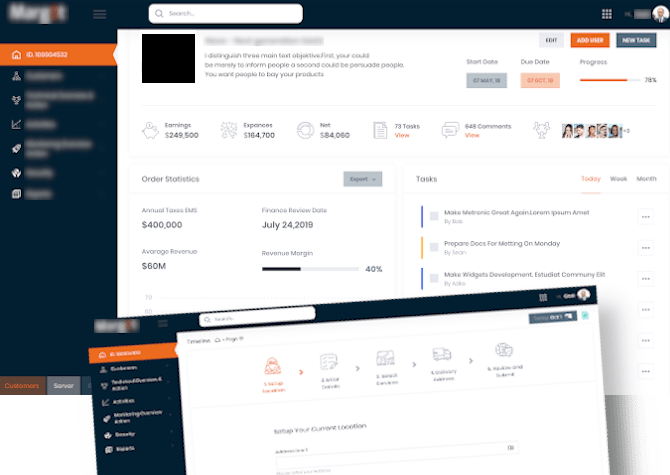 Application métier - Hébergeur Web (2019) application métier product design saas ui ux