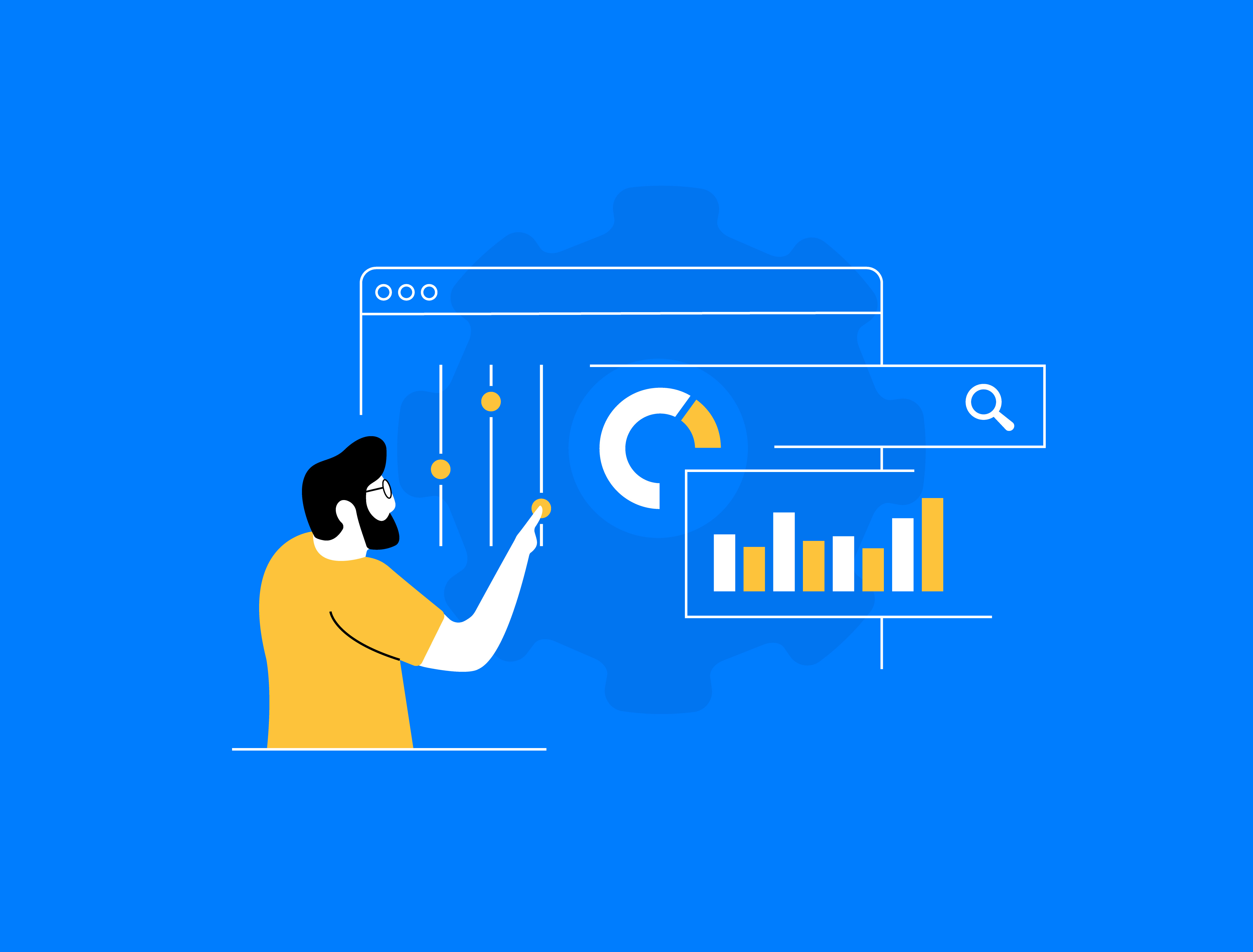 SEO Strategy Vector Illustration – Search Optimization Landing branding business design digital marketing finance flat design graphic design illustration landing page marketing illustration seo illustration seo strategy tariff illustration template ui ui illustration vector illustration web design