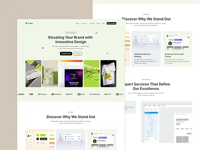 Codify - Agency web agency agency web design figma hero section figma ui framer framer ui landing page one page portfolio portfolio design ui ui design web web design web ui
