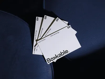 Bookable. Booking infrastructure. api booking brand identity branding business card business card design crm design digital graphic design identity identity design logo logo design logomaker logotype restaurant stationary design visual identity
