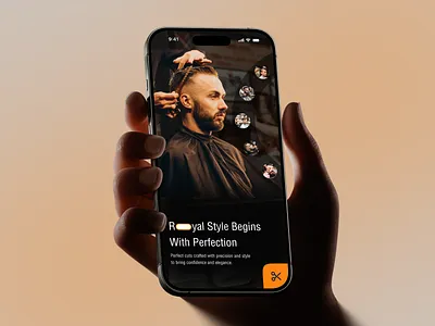 Salon | Barber Shop Mobile App Design Onboarding UI Concept android barber app barber shop mobile app beauty salon app booking app hair salon mobile app haircut hairstyle ios mobile app onboarding product design salon app salon app design salon appointment app service app splash ui design ui ux ux design