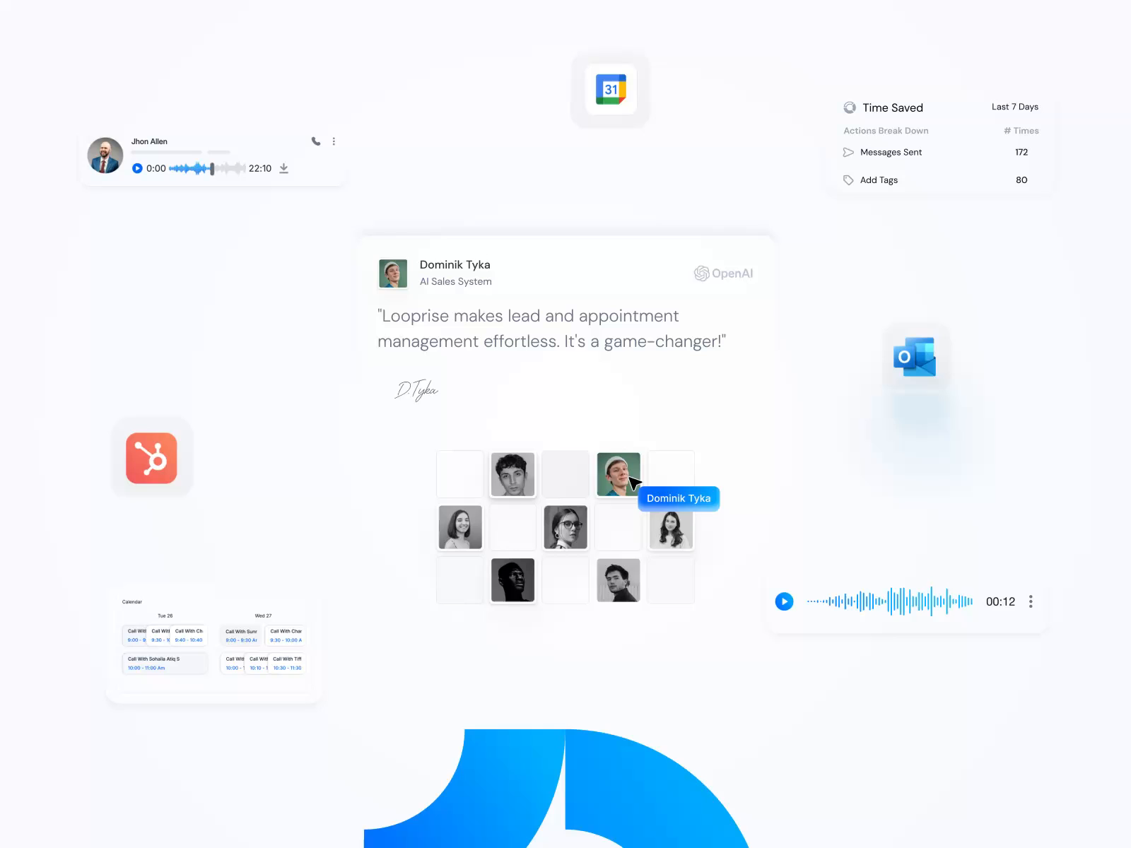 Example of Looprise — AI Sales Assistant Platform Product Ads Video