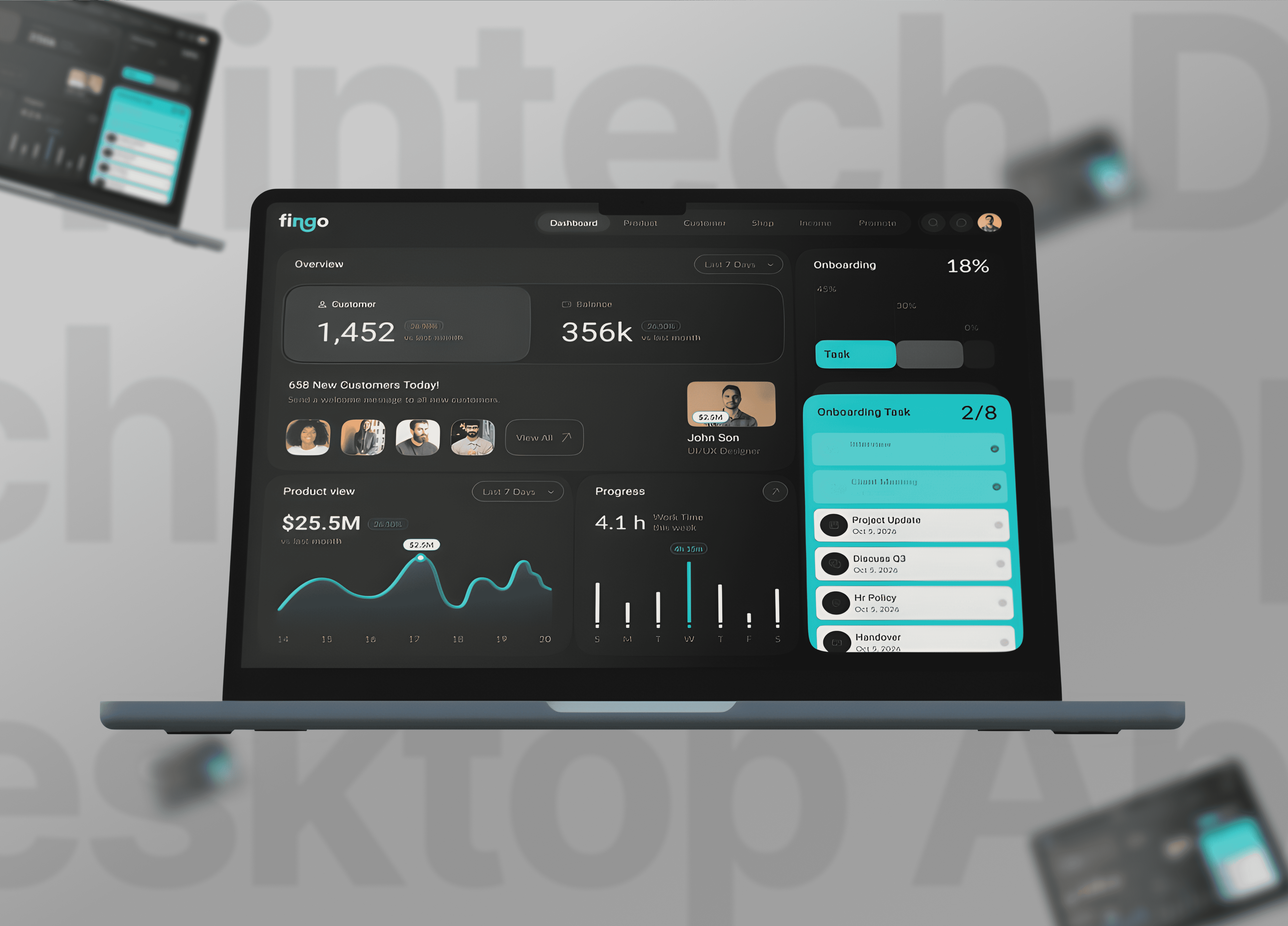 Fintech Dashboard design fitness dashboard managment dashboard mordern dashboard mordern uiux trendy design ui uiux website