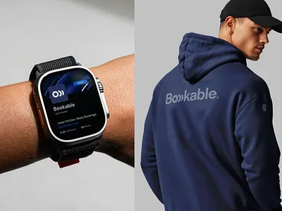 Bookable. Booking infrastructure. app booking brand design branding design digital graphic design identity identity design ipi infrastructure logo logo design logomaker logotype merch restautant visual identity