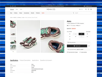 E-Commerce Product Page UI/UX | High-Conversion Fashion Store clean ui conversion focused design e commerce ui e commerce ux ecommerce product page ecommrce fashion ecommerce footwear website modern ecommerce online store ui product detail page retail website design shopping cart ux ui ux design ux design web design webdesign website ui website ux